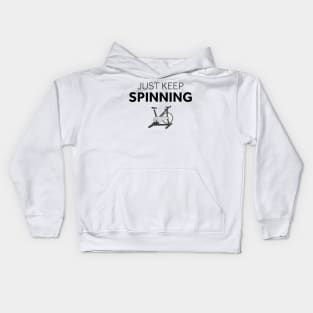 Just Keep Spinning Kids Hoodie